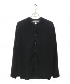 COMME des GARCONS SHIRTコムデギャルソンシャツ）の古着「クルーネックカーディガン」｜ブラック