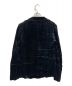 ISSEY MIYAKE (イッセイミヤケ) ベロアテーラードジャケット ブラック サイズ:2：7800円
