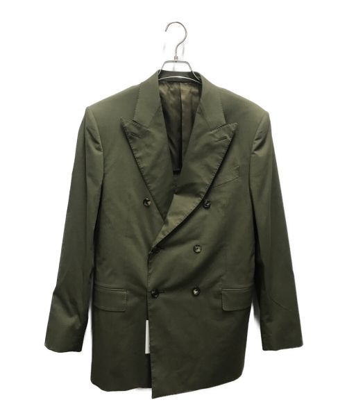 CARUSO（カルーゾ）CARUSO (カルーゾ) DOUBLE JACKET オリーブ サイズ:50 未使用品の古着・服飾アイテム