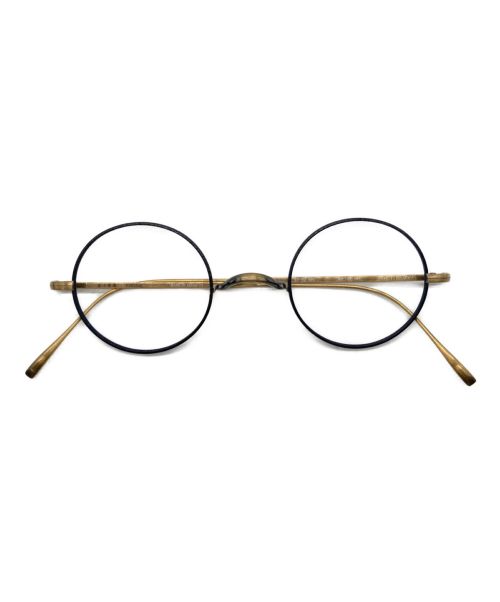 金子眼鏡（カネコメガネ）金子眼鏡 (カネコメガネ) 眼鏡フレーム ネイビー サイズ:44◻︎24-148の古着・服飾アイテム