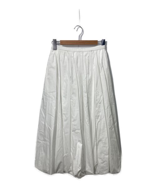 cygne（シーニュ）CYGNE (シーニュ) ボリュームスカート ホワイト サイズ:0（XS）の古着・服飾アイテム