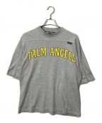 Palm Angelsパーム エンジェルス）の古着「New College Logo Over T-shirt」｜グレー