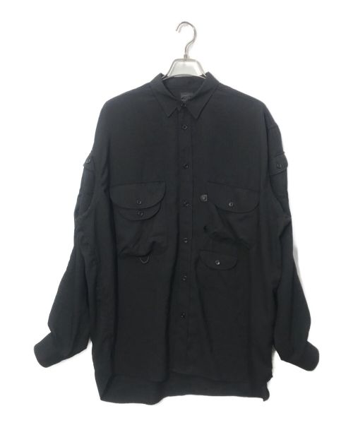 DAIWA PIER39（ダイワ ピア39）DAIWA PIER39 (ダイワ ピア39) Tech Bombay Safari Shirts ブラック サイズ:Lの古着・服飾アイテム