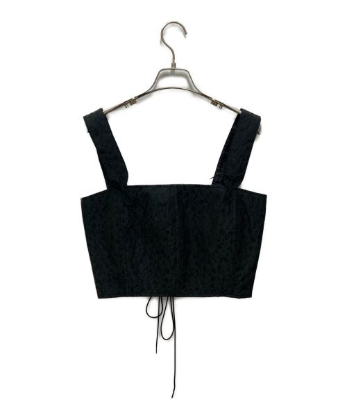 cygne（シーニュ）cygne (シーニュ) キャミソールビスチェ ブラック サイズ:1の古着・服飾アイテム