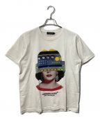 UNDERCOVERアンダーカバー）の古着「WE MAKE NOISE NOT CLOTHES TEE」｜ホワイト