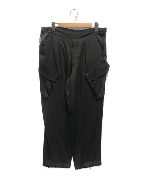 BLURHMS（ブラームス）blurhms (ブラームス) Cupro Cotton Side String 6P Pants グレー サイズ:3の古着・服飾アイテム