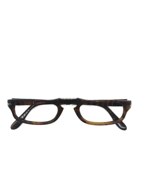 PERSOL（ペルソール）Persol (ペルソール) 折り畳み眼鏡フレーム ブラウン サイズ:51□22 152の古着・服飾アイテム