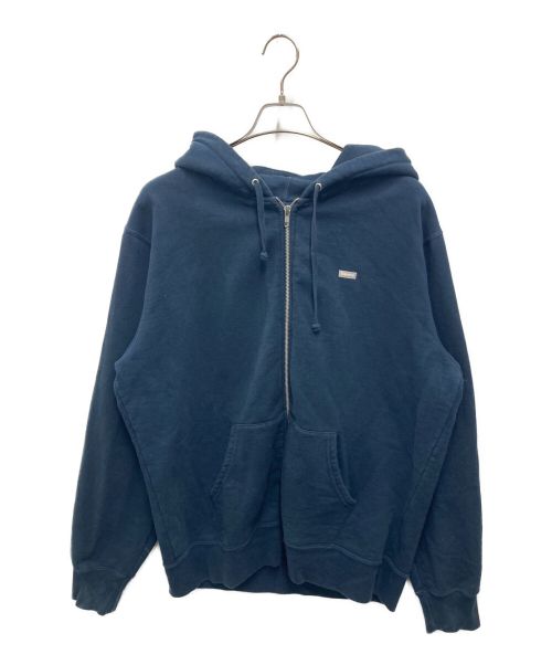 SUPREME（シュプリーム）Supreme (シュプリーム) Reflective Small Box Zip Up Sweatshirt ネイビー サイズ:XLの古着・服飾アイテム