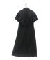 ADORE (アドーア) コットンナイロンギャザーケープシャツドレス ブラック サイズ:38 未使用品：24800円