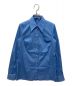 PRADA（プラダ）の古着「バックトライアングルドレスシャツ」｜ブルー
