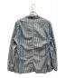 Engineered Garments (エンジニアド ガーメンツ) ストライプジャケット ブルー サイズ:M：11000円