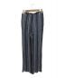 mame kurogouchi (マメクロゴウチ) Raschel Stripe Jersey Wide Trousers ネイビー サイズ:2：17000円