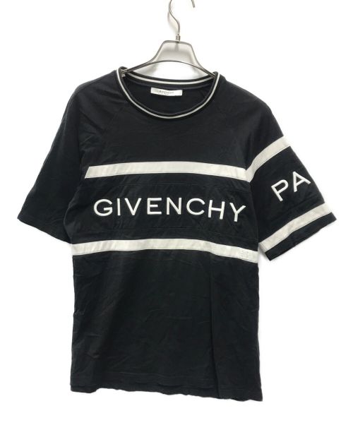 GIVENCHY（ジバンシィ）GIVENCHY (ジバンシィ) 4G コントラスト スリム Tシャツ ブラック サイズ:XLの古着・服飾アイテム