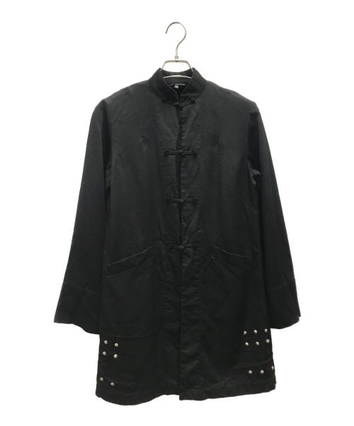 BLACK COMME des GARCONS（ブラック コムデギャルソン）BLACK COMME des GARCONS (ブラック コムデギャルソン) チャイナジャケット ブラック サイズ:XSの古着・服飾アイテム