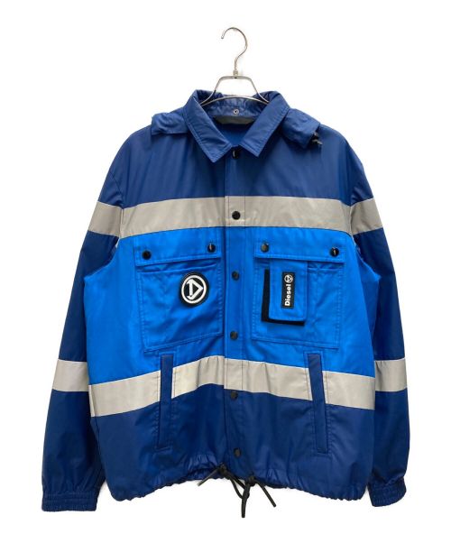 DIESEL（ディーゼル）DIESEL (ディーゼル) J-RODDY フーデットジャケット ブルー サイズ:Lの古着・服飾アイテム