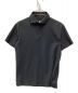 DESCENTE ALLTERRAIN（デザイント オルテライン）の古着「フュージョンニットポロシャツ」｜ブラック
