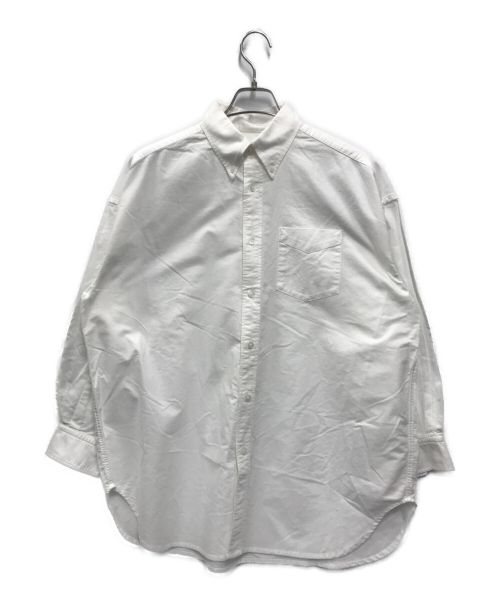 BEAMS BOY（ビームスボーイ）BEAMS BOY (ビームスボーイ) ビッグ ボタンダウン シャツ ホワイト サイズ:記載なしの古着・服飾アイテム