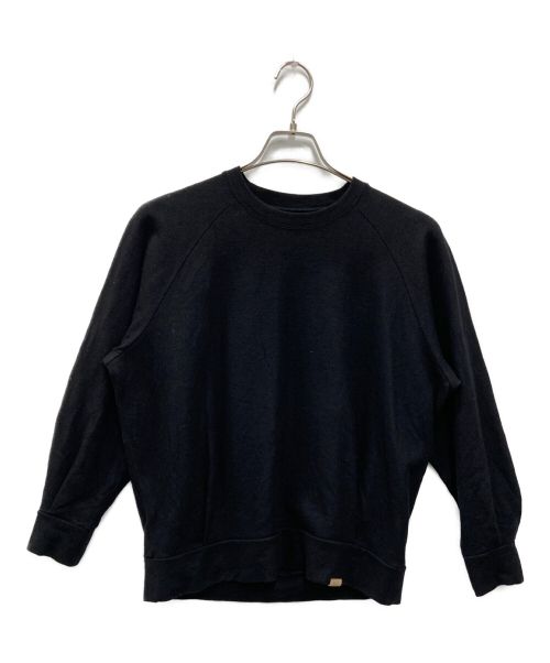 COLINA（コリーナ）COLINA (コリーナ) Super140's Washable Wool Tuck Sweat ブラック サイズ:Sの古着・服飾アイテム