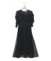 CELFORD（セルフォード）の古着「バリエーションチュールギャザードレス」｜ブラック