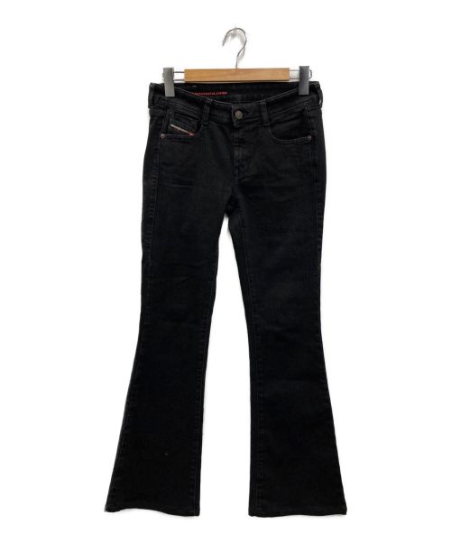 DIESEL（ディーゼル）DIESEL (ディーゼル) Bootcut And Flare Jeans 1969 D-Ebbey 09b90 ブラック サイズ:SIZE W25の古着・服飾アイテム