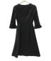 BORDERS at BALCONY (ボーダーズアットバルコニー) Vネックドレス ブラック サイズ:36：27800円
