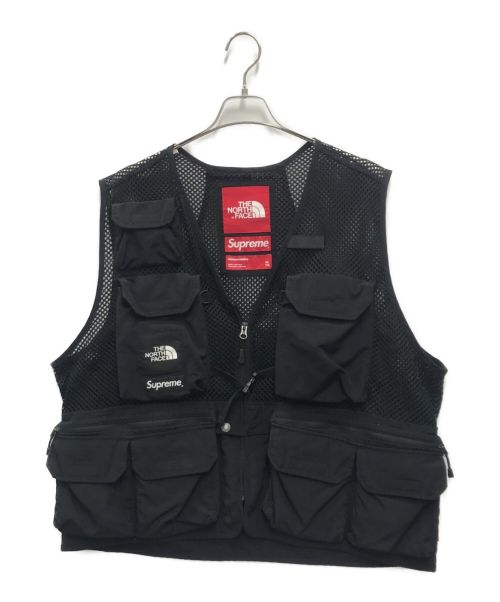 SUPREME（シュプリーム）Supreme (シュプリーム) THE NORTH FACE (ザ ノース フェイス) Cargo Vest ブラック サイズ:XLの古着・服飾アイテム