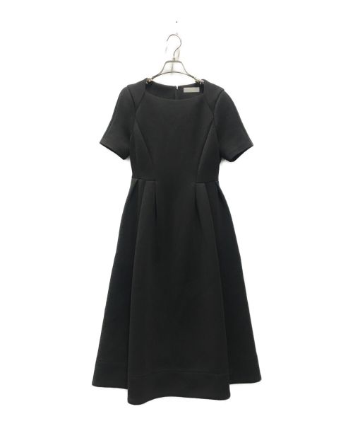 CELFORD（セルフォード）CELFORD (セルフォード) スクエアネックポンチワンピース ブラック サイズ:Mの古着・服飾アイテム