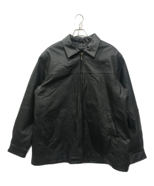 USED（ユーズド）USED (ユーズド) ライナー付きレザージャケット ブラック サイズ:XLの古着・服飾アイテム