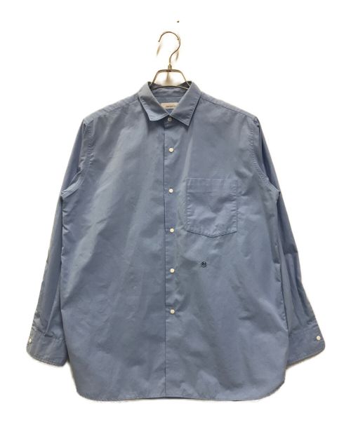 nanamica（ナナミカ）nanamica (ナナミカ) Regular Collar Wind Shirt ブルー サイズ:XSの古着・服飾アイテム