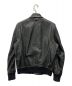 DIESEL (ディーゼル) ラムスキンレザージャケット ブラック サイズ:L：19800円