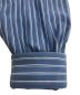 中古・古着 kanemasa (カネマサ) THICK AND THIN STRIPE ROYAL OX DRESS KNIT SHIRT ブルー サイズ:34：16000円