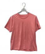MM6 Maison Margielaエムエムシックス メゾンマルジェラ）の古着「バックプリントTシャツ」｜ピンク