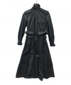 TOGA PULLAトーガ プルラ）の古着「Nylon taffta dress」｜ブラック