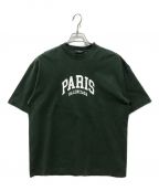 BALENCIAGAバレンシアガ）の古着「Cities Paris Tシャツ」｜オリーブ