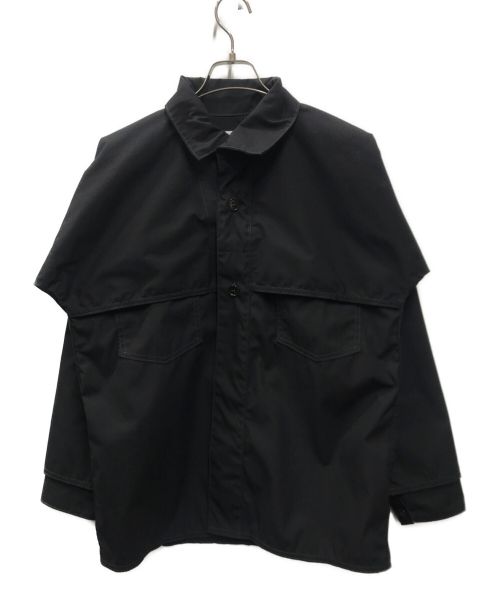 POST O'ALLS（ポストオーバーオールズ）POST O'ALLS (ポストオーバーオールズ) スタンドカラージャケット ブラック サイズ:Mの古着・服飾アイテム