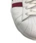 中古・古着 adidas (アディダス) ローカットスニーカー ホワイト×レッド サイズ:28.5cm：6800円