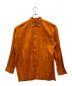 ISSEY MIYAKE（イッセイミヤケ）の古着「プリーツシャツ」｜オレンジ