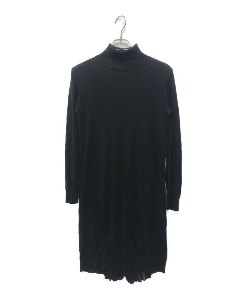 ADEAM（アディアム）ADEAM (アディアム) ニットドレスワンピース ブラック サイズ:Mの古着・服飾アイテム