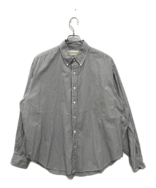 THE SHINZONE（ザ シンゾーン）THE SHINZONE (ザ シンゾーン) ストライプDADDYシャツ ホワイト×ブラック サイズ:RSの古着・服飾アイテム