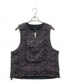 Engineered Garmentsエンジニアド ガーメンツ）の古着「Cover Vest Mini Floral Jacquard」｜ネイビー
