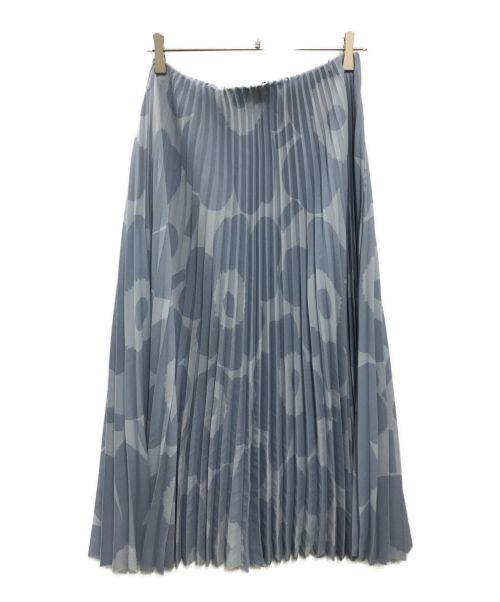 marimekko（マリメッコ）marimekko (マリメッコ) ウニッコプリーツスカート ブルー サイズ:Mの古着・服飾アイテム
