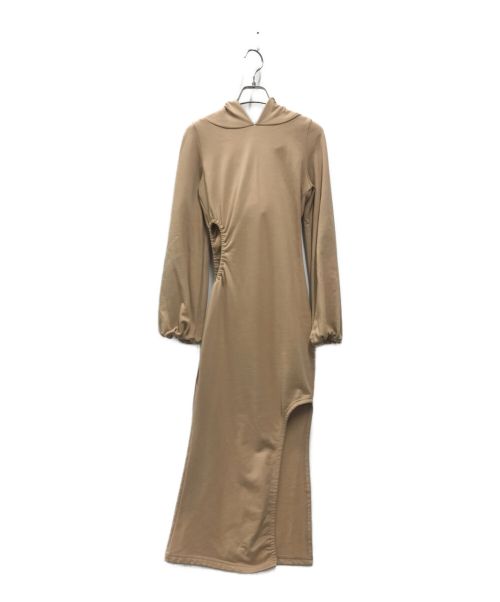 AND MARY（アンドマリー）AND MARY (アンドマリー) ラウラロングドレス ベージュ サイズ:FREEの古着・服飾アイテム