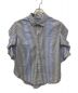 THE KEIJI（ザ・ケイジ）の古着「デザインストライプ半袖シャツ」｜ブルー