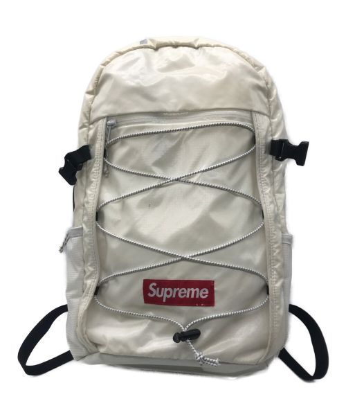 SUPREME（シュプリーム）Supreme (シュプリーム) Box Logo Backpack アイボリーの古着・服飾アイテム