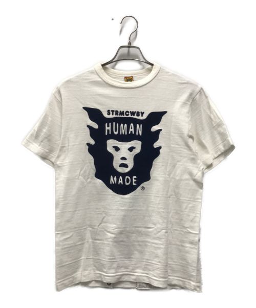HUMAN MADE（ヒューマンメイド）HUMAN MADE (ヒューマンメイド) プリントカットソー ホワイト サイズ:Mの古着・服飾アイテム