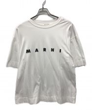 MARNI (マルニ) オーバーサイズTシャツ ホワイト サイズ:40