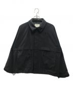 PUBLIC TOKYOパブリックトウキョウ）の古着「撥水メモリーフィッシングジャケット」｜ブラック