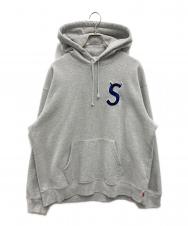 SUPREME (シュプリーム) S Logo Hooded Sweatshirt グレー サイズ:XL