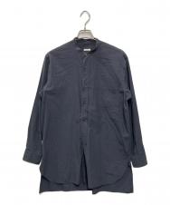 COMOLI (コモリ) バンドカラーシャツ ネイビー サイズ:SIZE　2