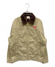 Dickies (ディッキーズ) X-girl (エックスガール) PAINTER JACKET ベージュ サイズ:S